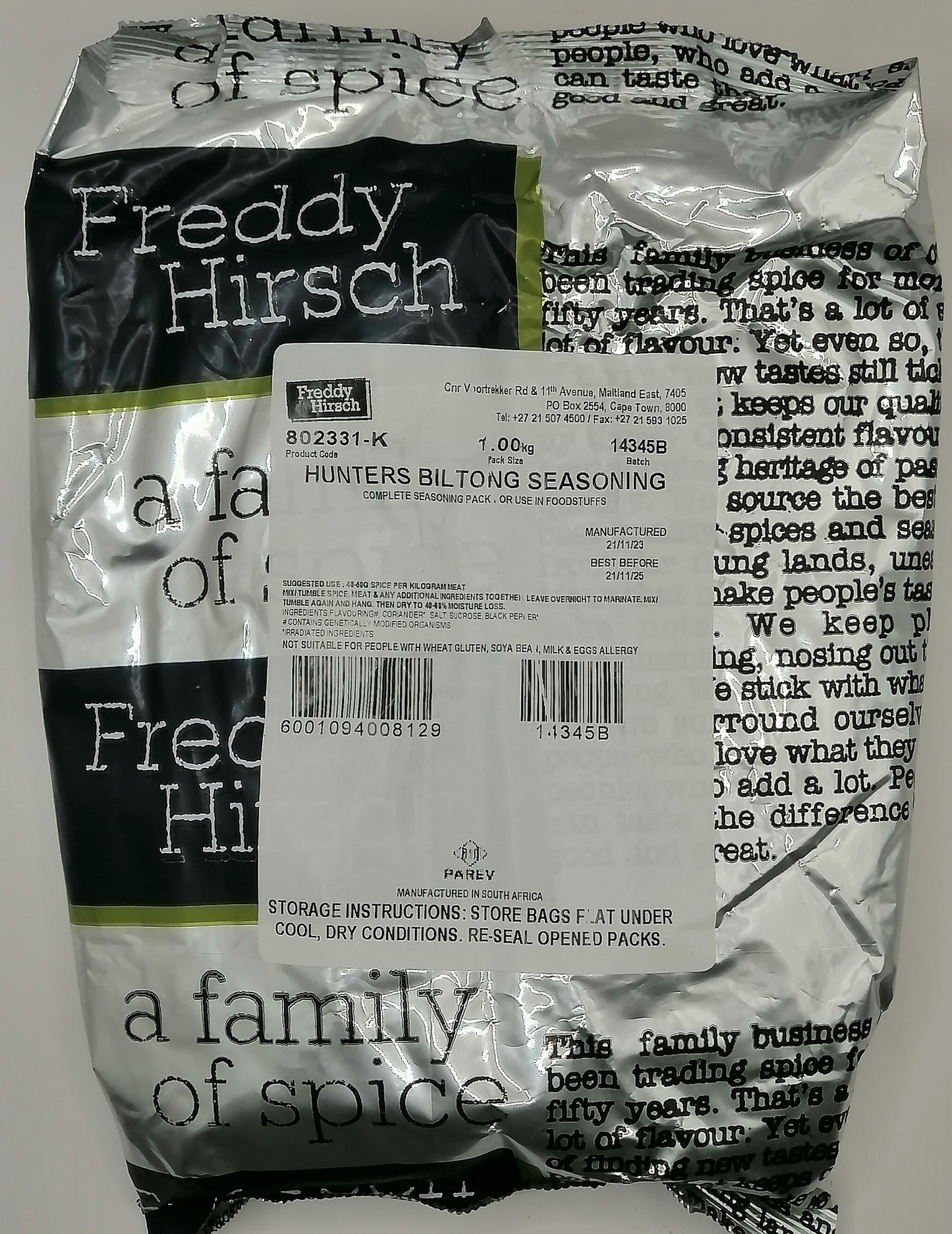 Hunters Original Biltong Seasoning